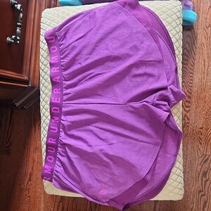 Under Armour Purple Workout Running Shorts. NWOT.